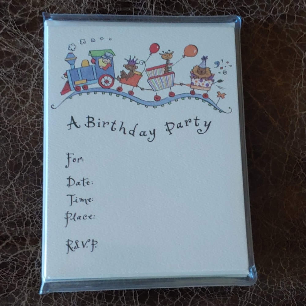NEW (2) Kids Birthday Party Invitations by Lulu